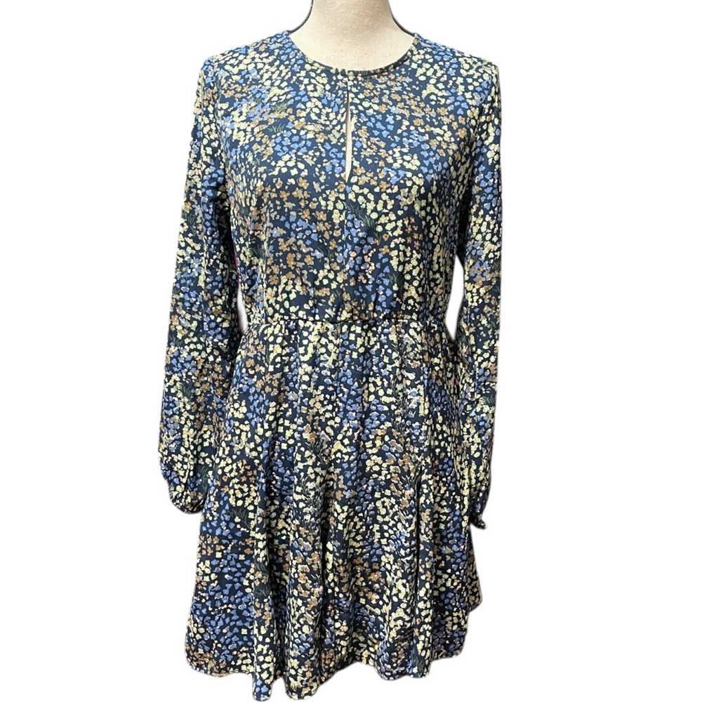Jacqueline De Yong Micro Floral Long Sleeve Cottagecore Prairie Dress Women 38